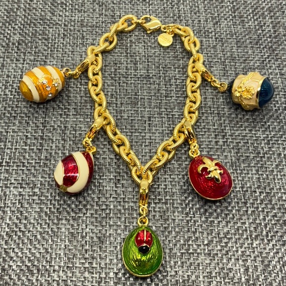 Metropolitan Museum of Art Jewelry - Metropolitan Museum of Art Faberge Egg Charm Bracelet